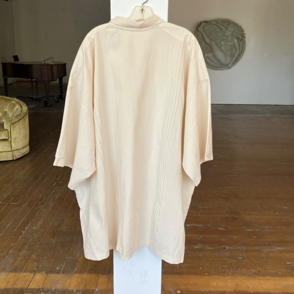 Medium weight cream, 5X button-down, short sleeve button down - Picture 3 of 13